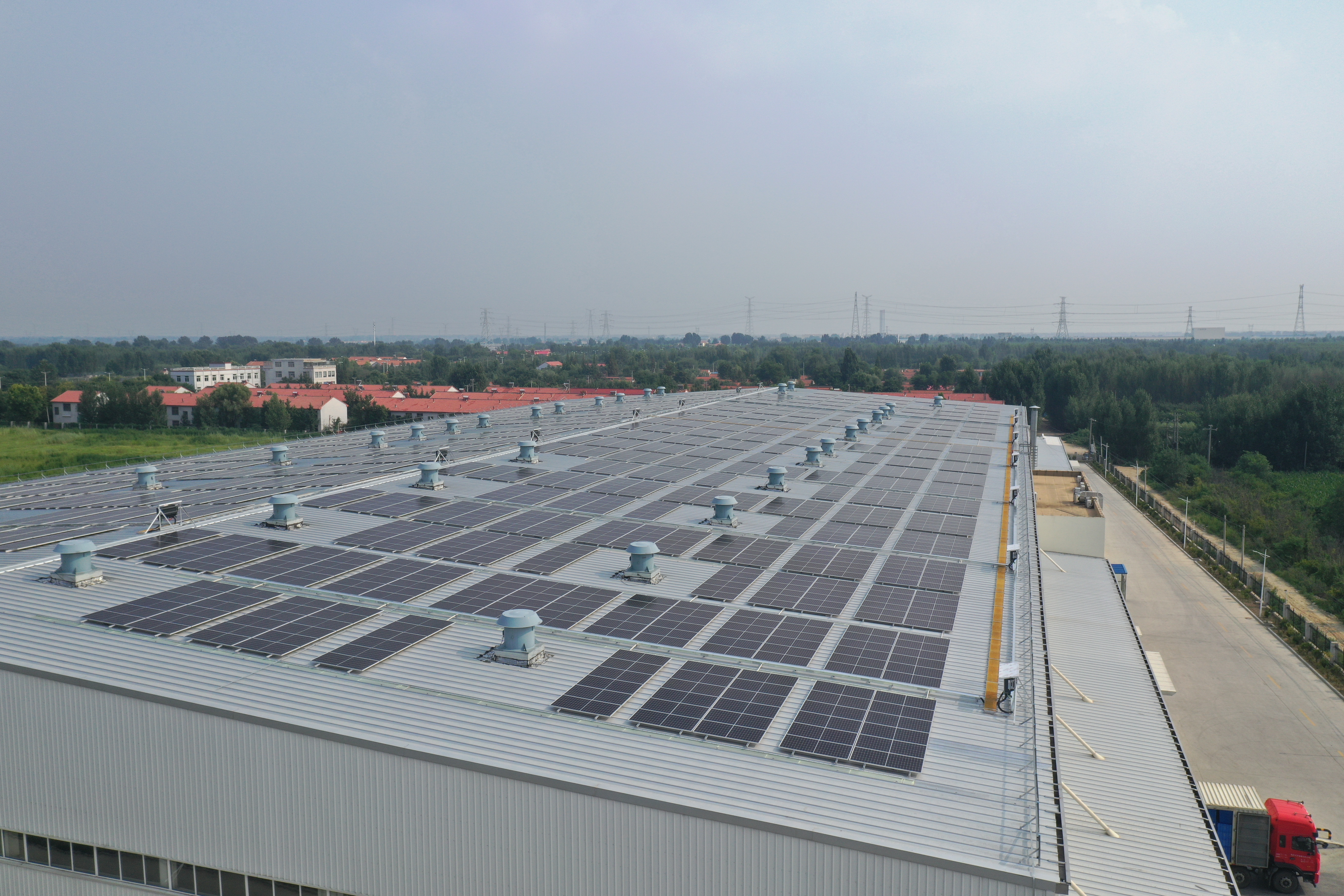 Fotovoltaico multifuncional con edificio de estructura de acero de energía solar