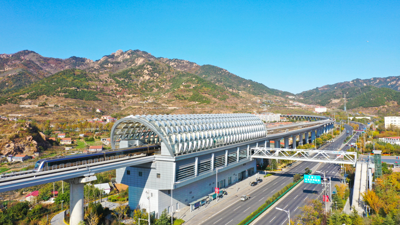 Edificio de estructura de acero multifuncional prefabricada Metro Qingdao