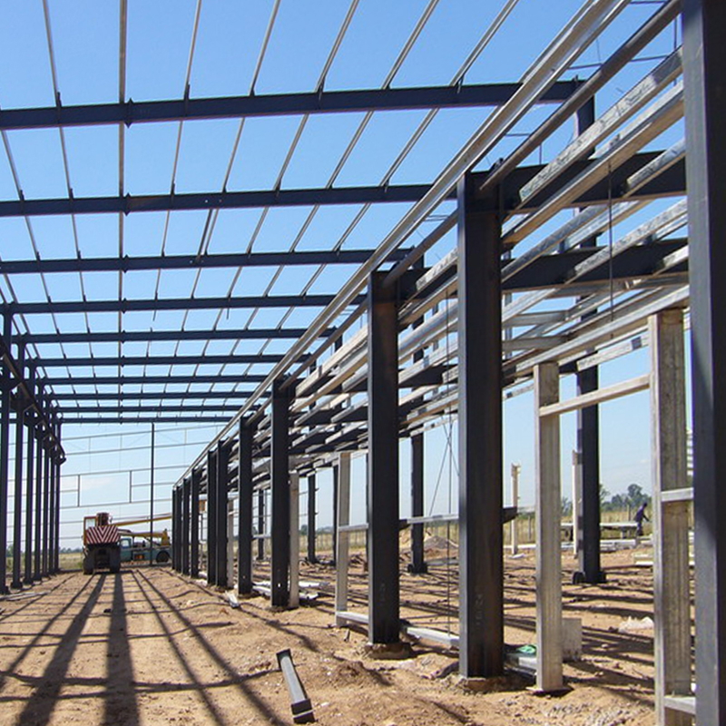 Construcción galvanizada estructura de acero marcos de almacén 