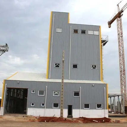 Edificio de taller de estructura de acero marco industrial de dos pisos