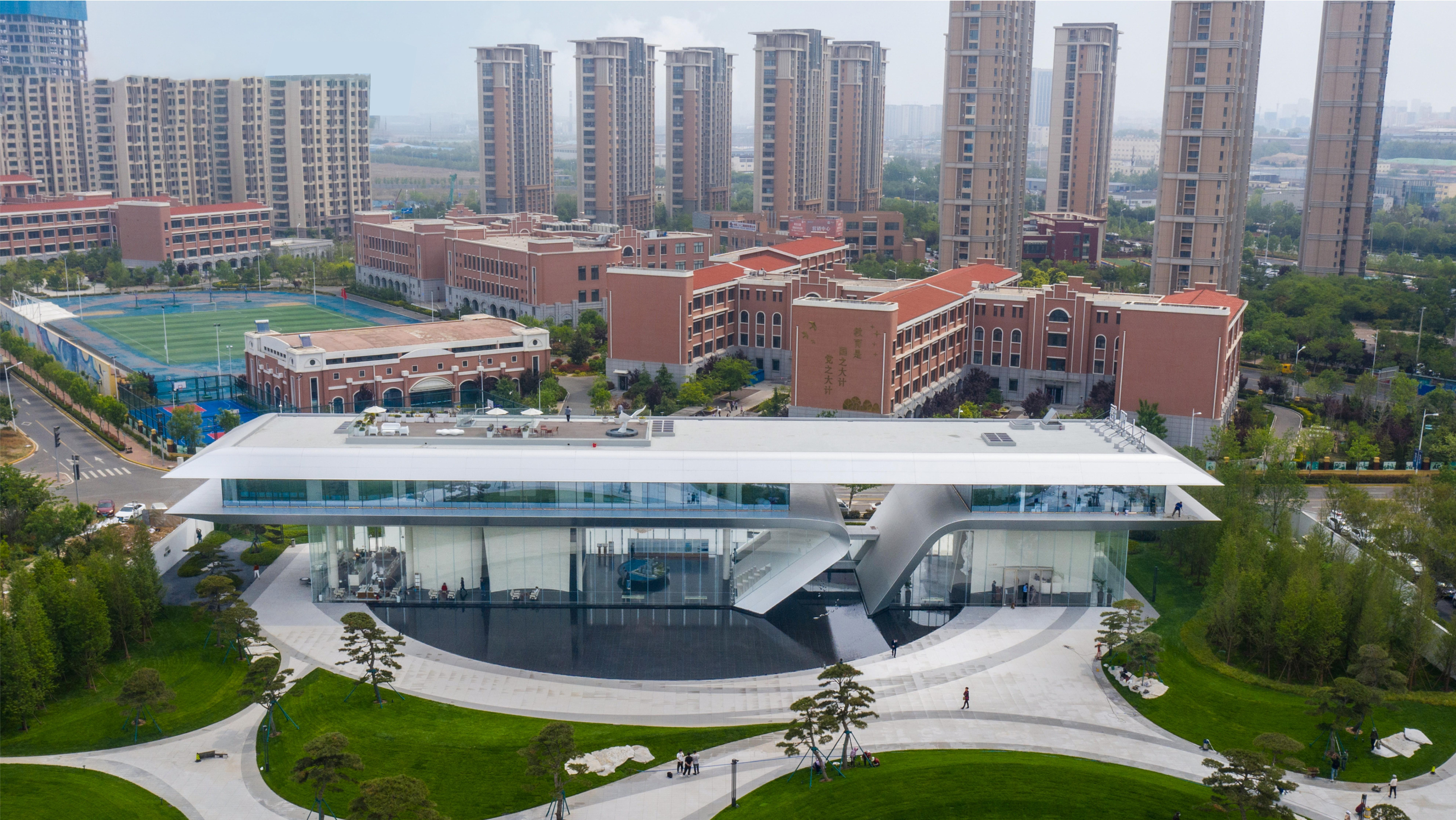 Proyecto de construcción de oficinas de estructura de acero de Sea View