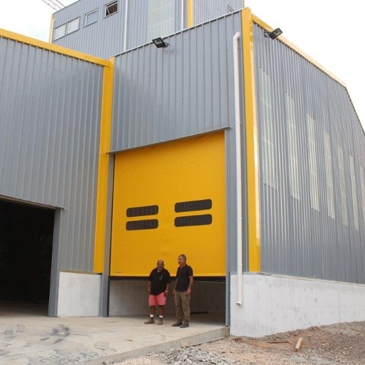 Edificio de taller de estructura de acero marco industrial de dos pisos