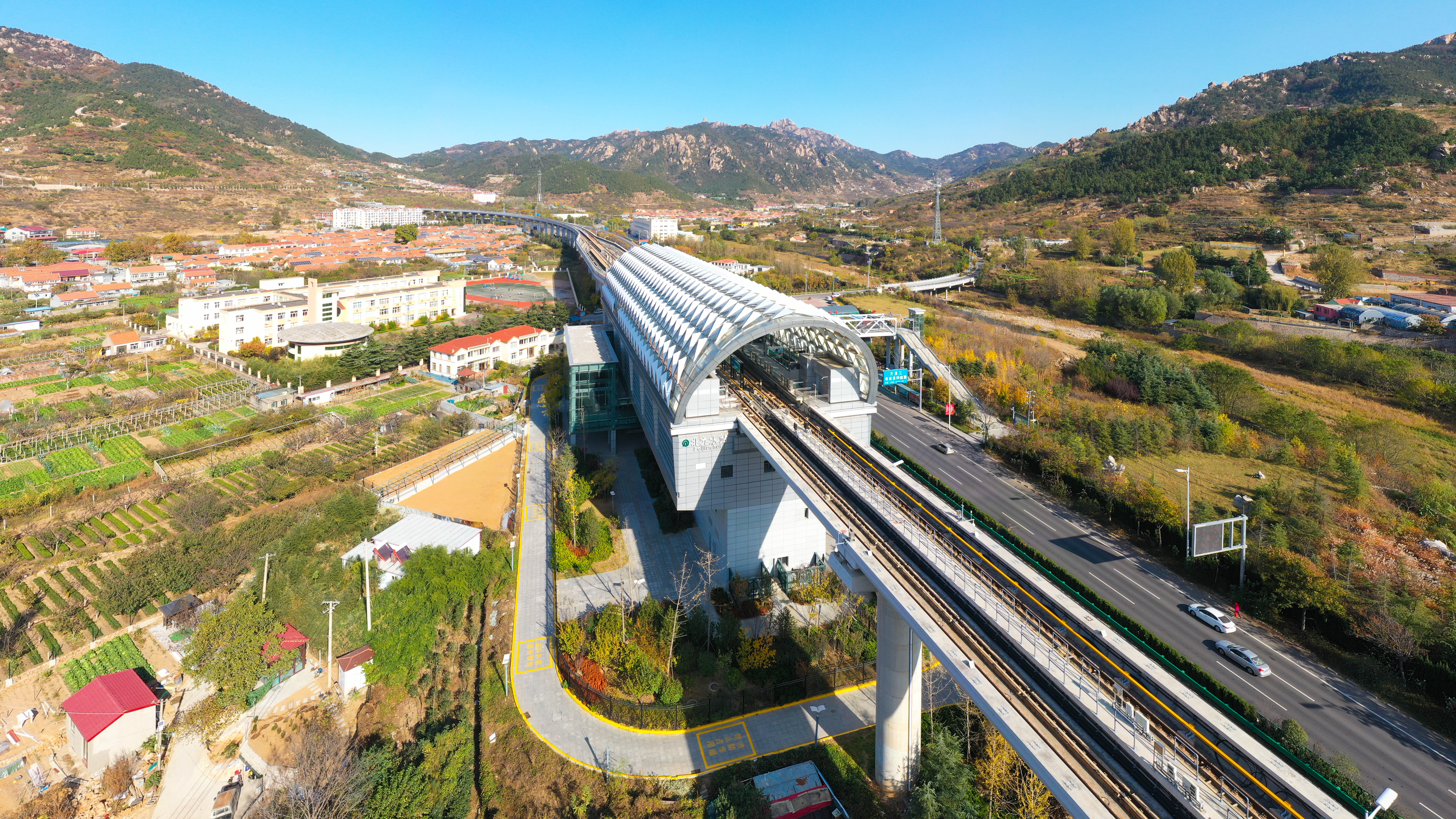 Edificio de estructura de acero multifuncional prefabricada Metro Qingdao